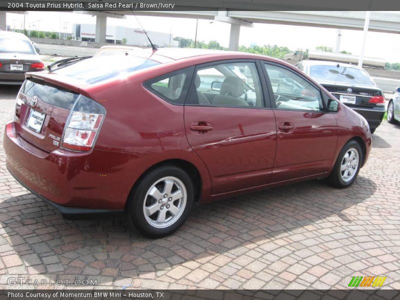 Salsa Red Pearl / Brown/Ivory 2004 Toyota Prius Hybrid