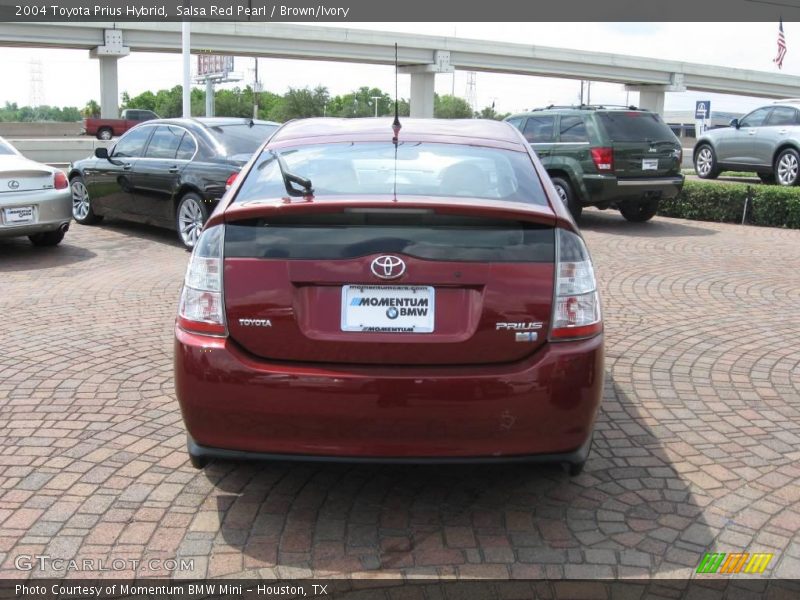 Salsa Red Pearl / Brown/Ivory 2004 Toyota Prius Hybrid