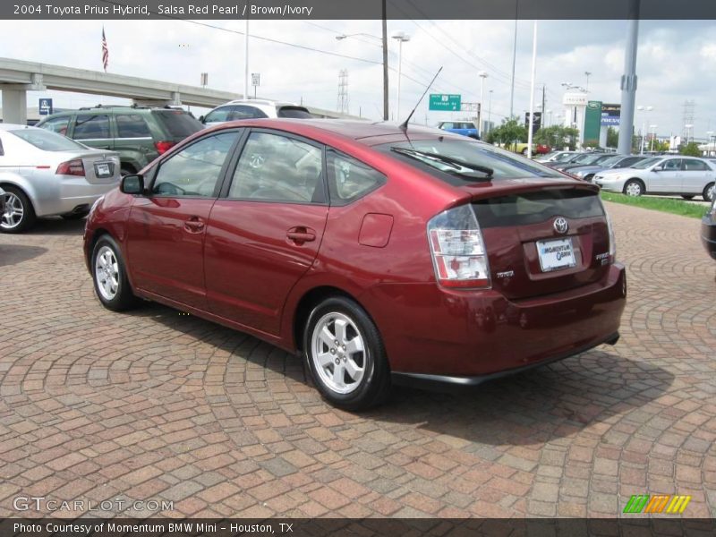 Salsa Red Pearl / Brown/Ivory 2004 Toyota Prius Hybrid