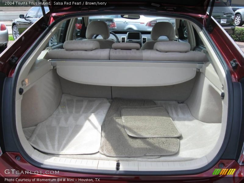 Salsa Red Pearl / Brown/Ivory 2004 Toyota Prius Hybrid