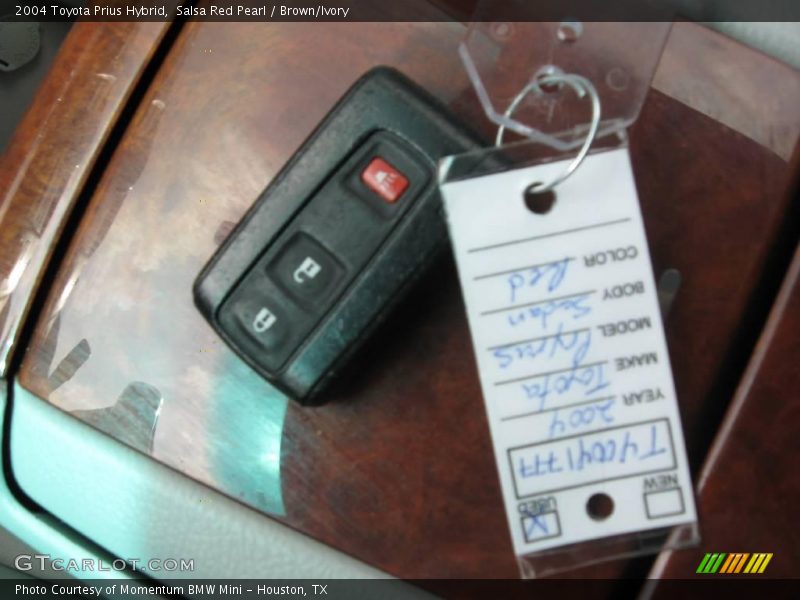 Salsa Red Pearl / Brown/Ivory 2004 Toyota Prius Hybrid