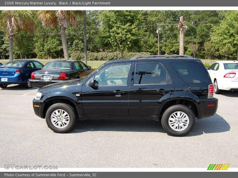 Black / Black/Light Parchment 2006 Mercury Mariner Luxury