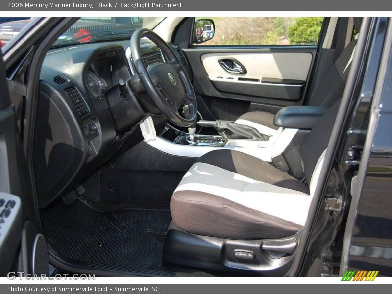 Black / Black/Light Parchment 2006 Mercury Mariner Luxury