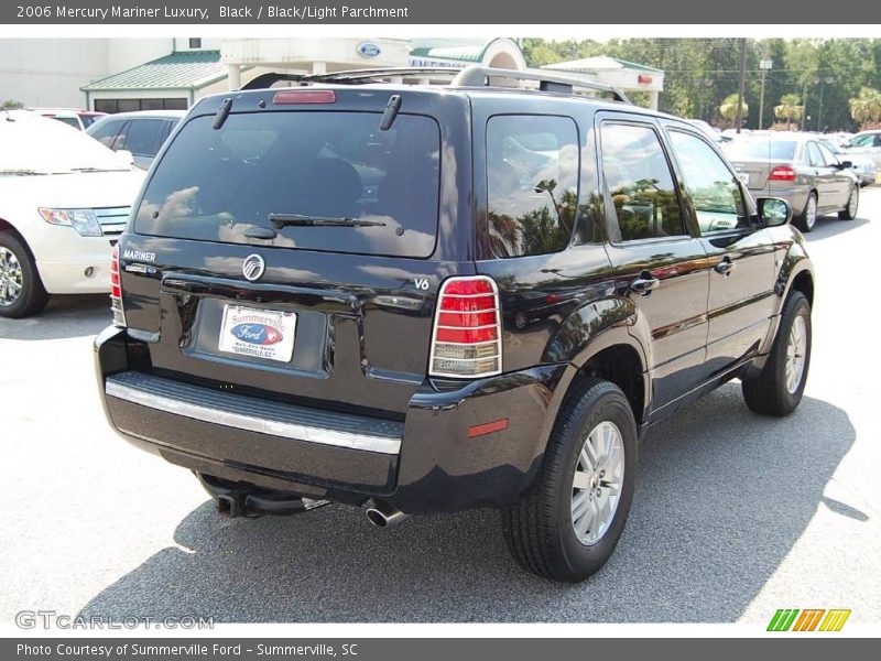 Black / Black/Light Parchment 2006 Mercury Mariner Luxury