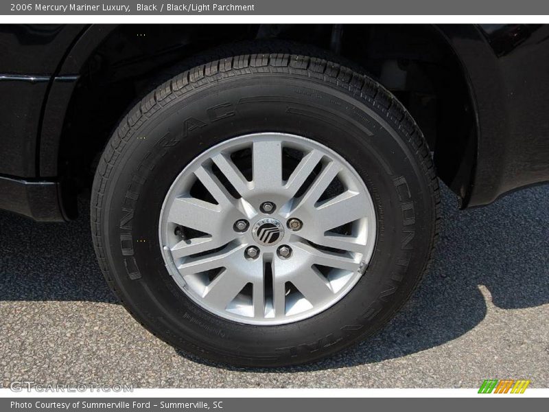 Black / Black/Light Parchment 2006 Mercury Mariner Luxury
