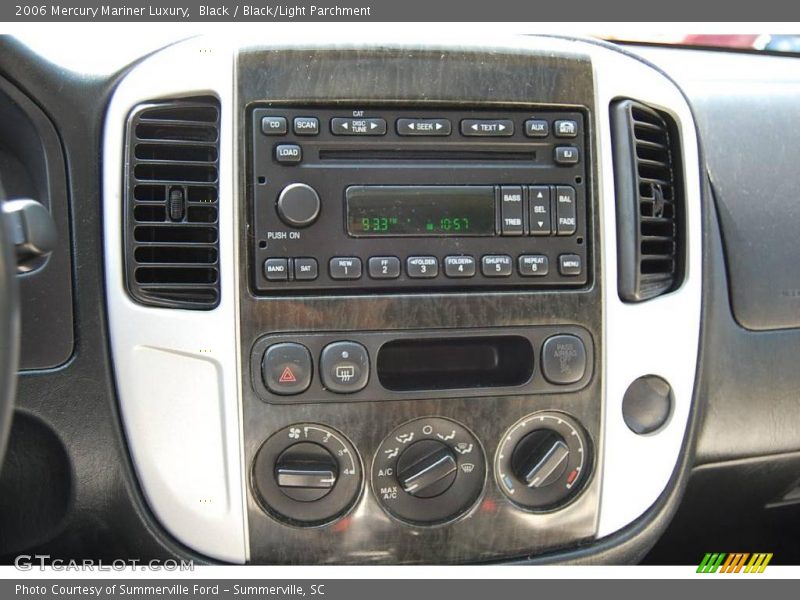 Black / Black/Light Parchment 2006 Mercury Mariner Luxury