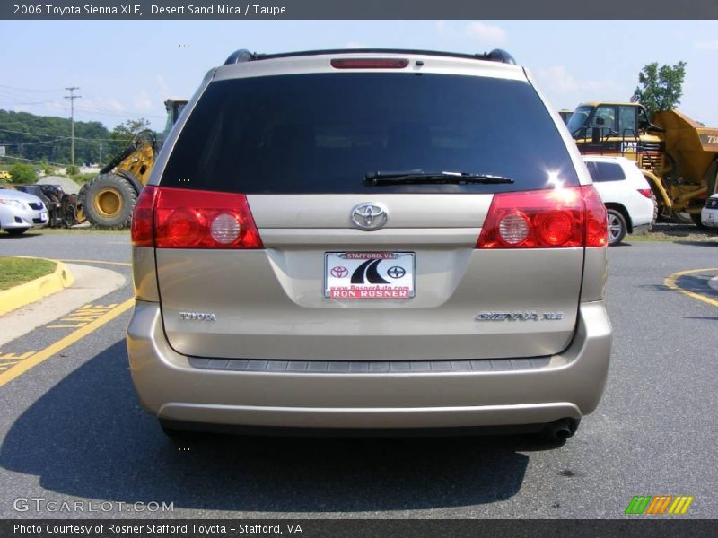 Desert Sand Mica / Taupe 2006 Toyota Sienna XLE