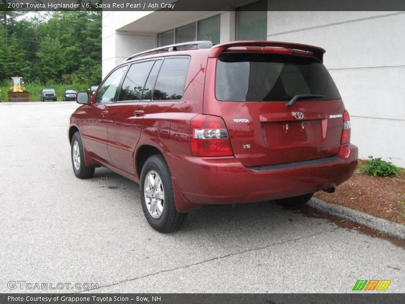 Salsa Red Pearl / Ash Gray 2007 Toyota Highlander V6
