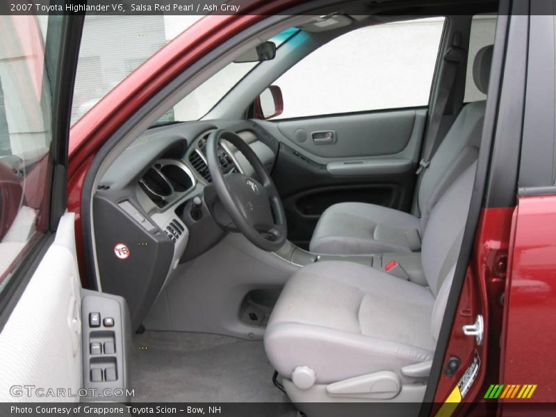 Salsa Red Pearl / Ash Gray 2007 Toyota Highlander V6