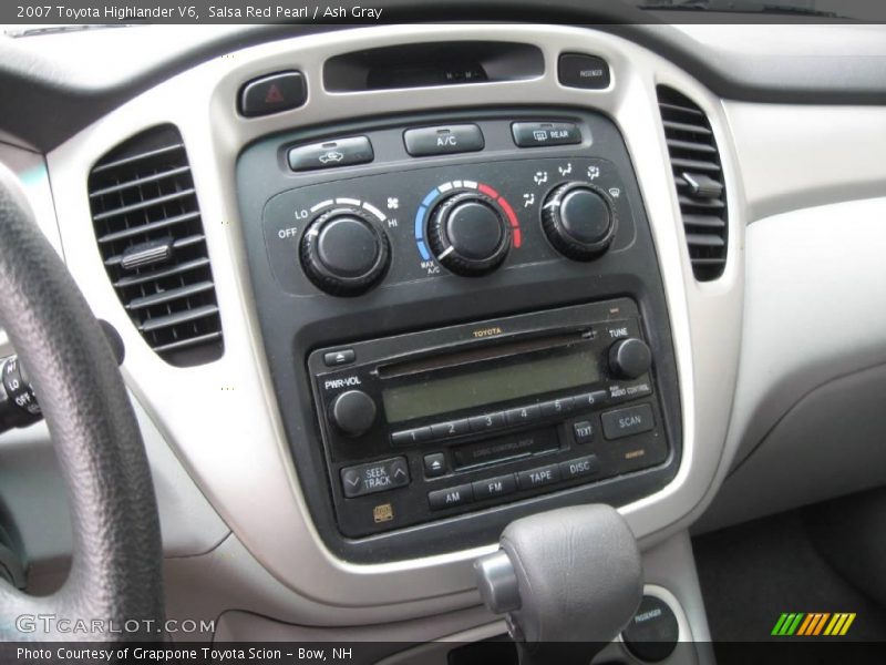 Salsa Red Pearl / Ash Gray 2007 Toyota Highlander V6