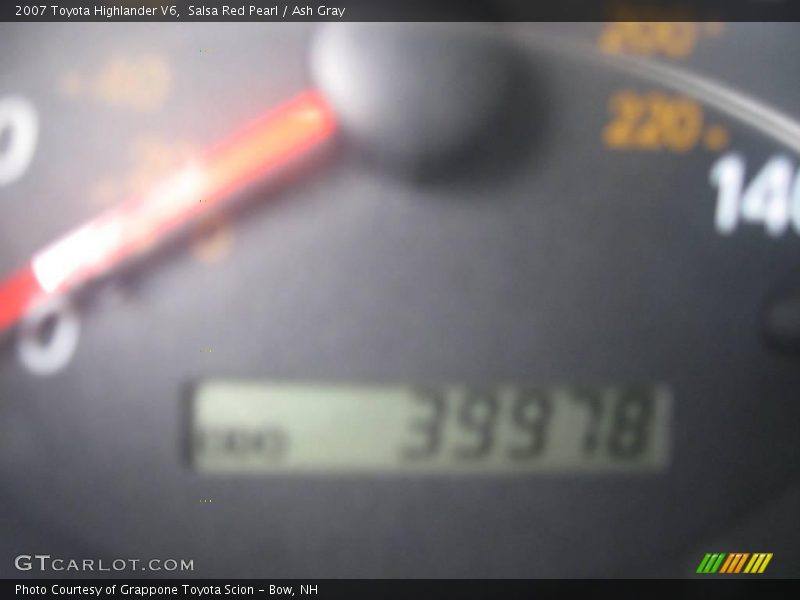 Salsa Red Pearl / Ash Gray 2007 Toyota Highlander V6