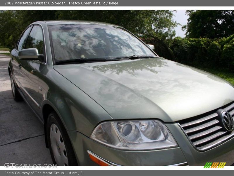 Fresco Green Metallic / Beige 2002 Volkswagen Passat GLS Sedan
