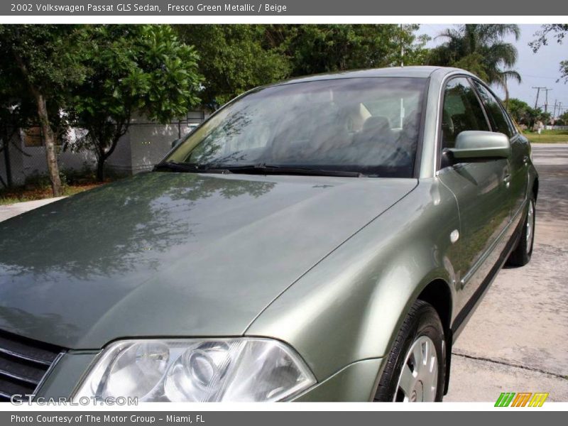 Fresco Green Metallic / Beige 2002 Volkswagen Passat GLS Sedan