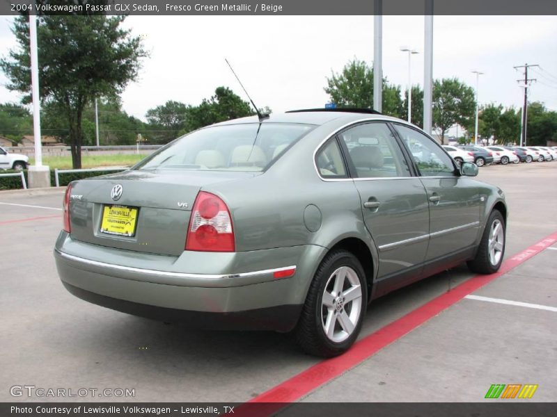 Fresco Green Metallic / Beige 2004 Volkswagen Passat GLX Sedan