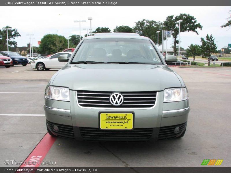 Fresco Green Metallic / Beige 2004 Volkswagen Passat GLX Sedan