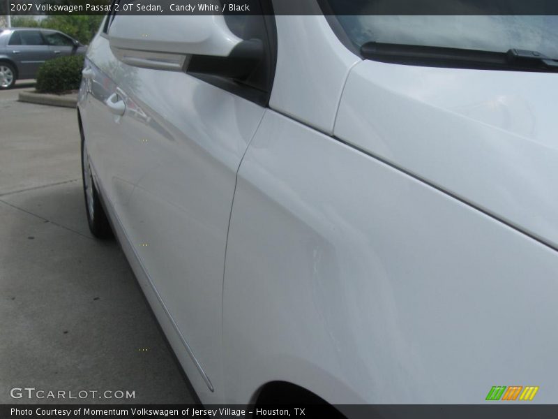 Candy White / Black 2007 Volkswagen Passat 2.0T Sedan