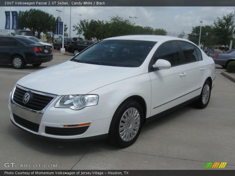 Candy White / Black 2007 Volkswagen Passat 2.0T Sedan