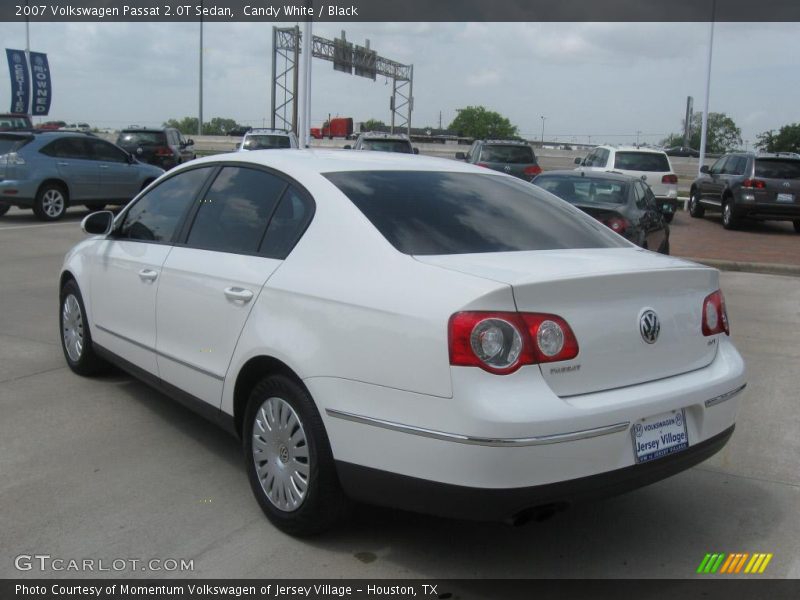 Candy White / Black 2007 Volkswagen Passat 2.0T Sedan