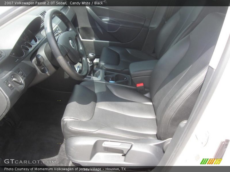 Candy White / Black 2007 Volkswagen Passat 2.0T Sedan