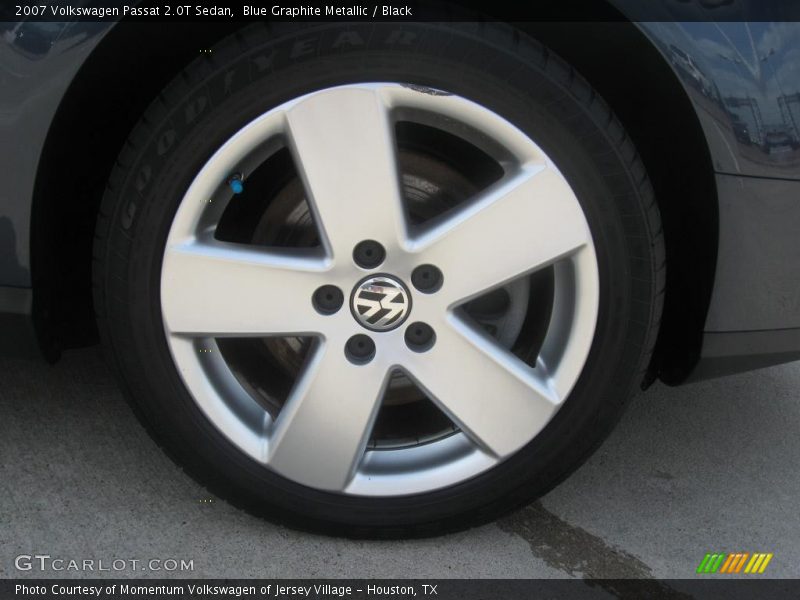 Blue Graphite Metallic / Black 2007 Volkswagen Passat 2.0T Sedan