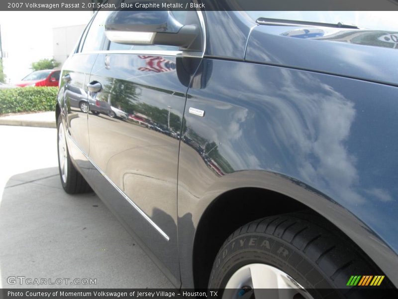 Blue Graphite Metallic / Black 2007 Volkswagen Passat 2.0T Sedan