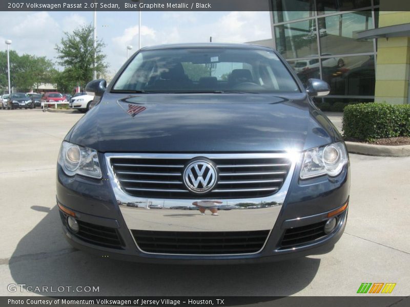 Blue Graphite Metallic / Black 2007 Volkswagen Passat 2.0T Sedan