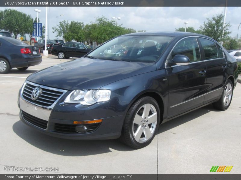 Blue Graphite Metallic / Black 2007 Volkswagen Passat 2.0T Sedan