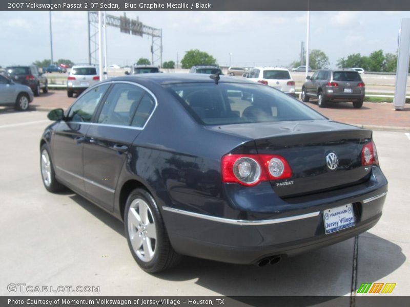 Blue Graphite Metallic / Black 2007 Volkswagen Passat 2.0T Sedan