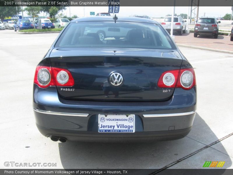 Blue Graphite Metallic / Black 2007 Volkswagen Passat 2.0T Sedan