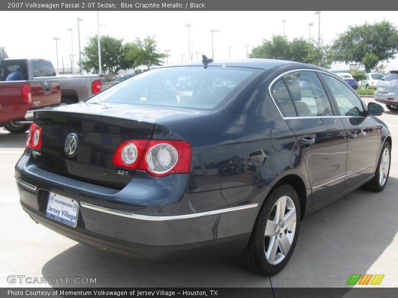 Blue Graphite Metallic / Black 2007 Volkswagen Passat 2.0T Sedan