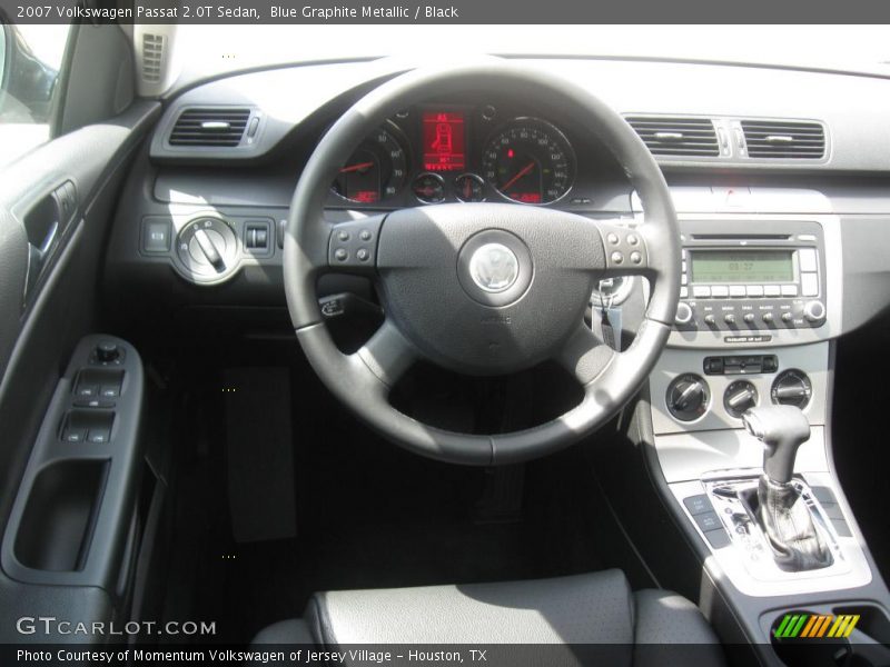 Blue Graphite Metallic / Black 2007 Volkswagen Passat 2.0T Sedan