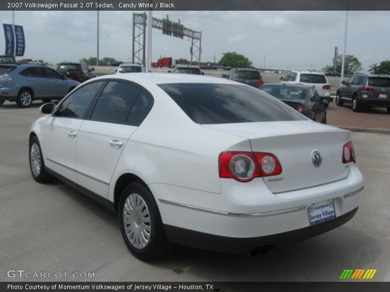 Candy White / Black 2007 Volkswagen Passat 2.0T Sedan