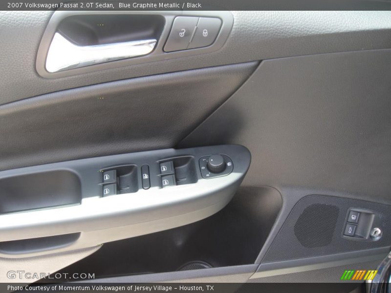 Blue Graphite Metallic / Black 2007 Volkswagen Passat 2.0T Sedan