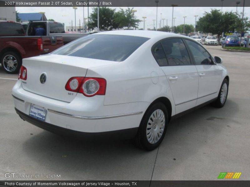 Candy White / Black 2007 Volkswagen Passat 2.0T Sedan
