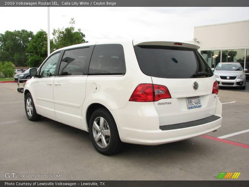 Calla Lilly White / Ceylon Beige 2009 Volkswagen Routan SEL
