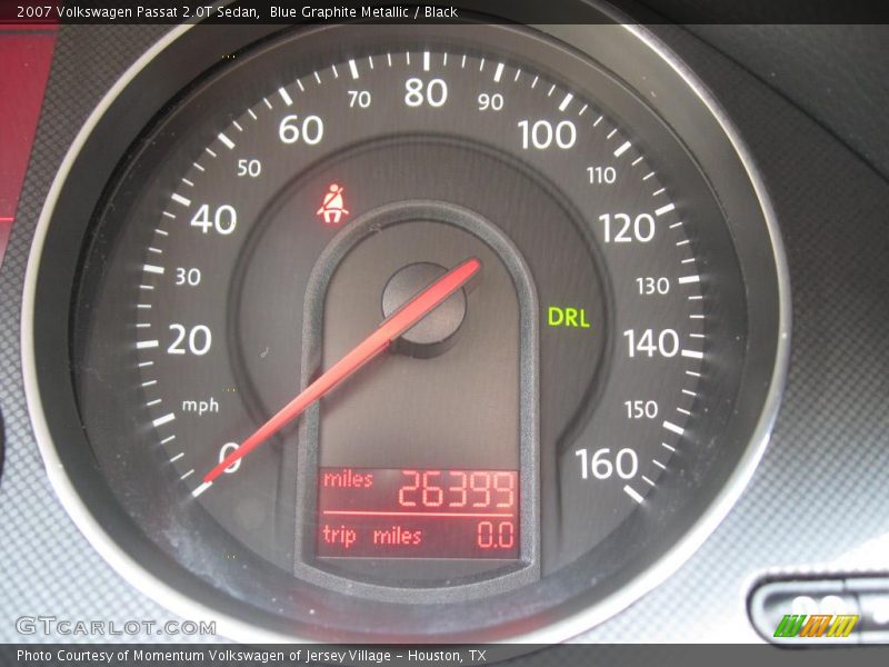 Blue Graphite Metallic / Black 2007 Volkswagen Passat 2.0T Sedan
