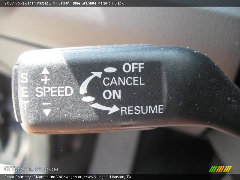 Blue Graphite Metallic / Black 2007 Volkswagen Passat 2.0T Sedan