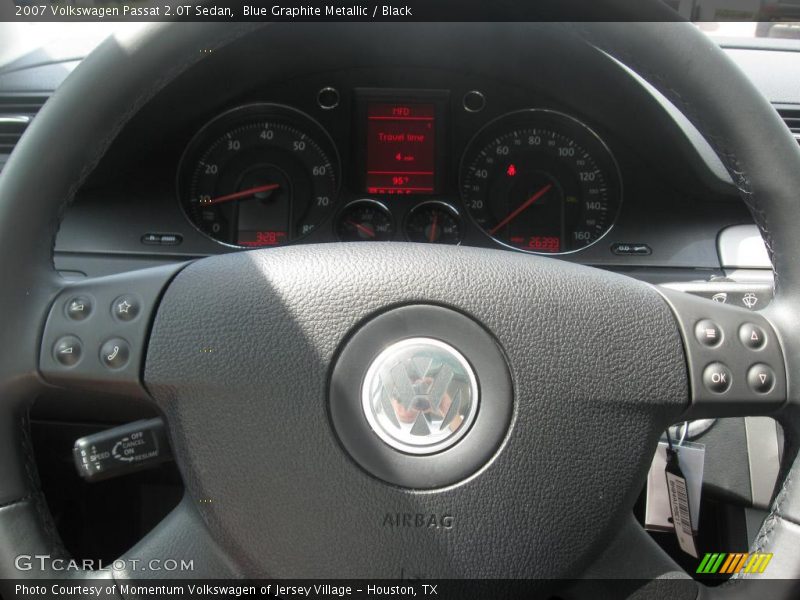 Blue Graphite Metallic / Black 2007 Volkswagen Passat 2.0T Sedan