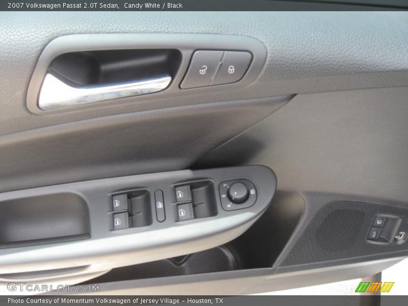 Candy White / Black 2007 Volkswagen Passat 2.0T Sedan