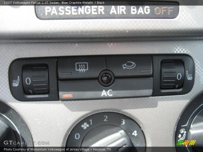 Blue Graphite Metallic / Black 2007 Volkswagen Passat 2.0T Sedan
