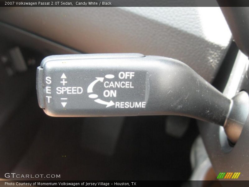 Candy White / Black 2007 Volkswagen Passat 2.0T Sedan