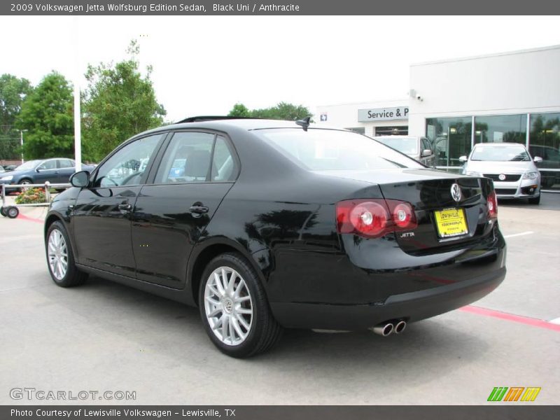 Black Uni / Anthracite 2009 Volkswagen Jetta Wolfsburg Edition Sedan