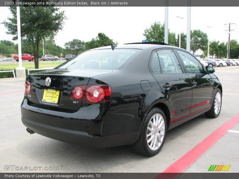 Black Uni / Anthracite 2009 Volkswagen Jetta Wolfsburg Edition Sedan