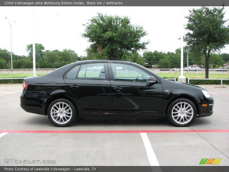 Black Uni / Anthracite 2009 Volkswagen Jetta Wolfsburg Edition Sedan