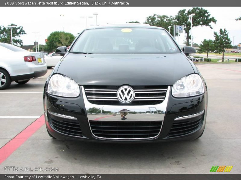 Black Uni / Anthracite 2009 Volkswagen Jetta Wolfsburg Edition Sedan