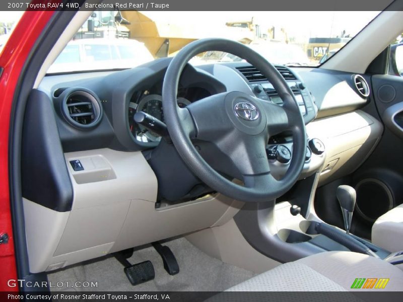 Barcelona Red Pearl / Taupe 2007 Toyota RAV4 4WD