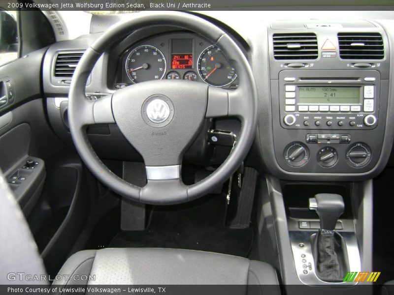 Black Uni / Anthracite 2009 Volkswagen Jetta Wolfsburg Edition Sedan