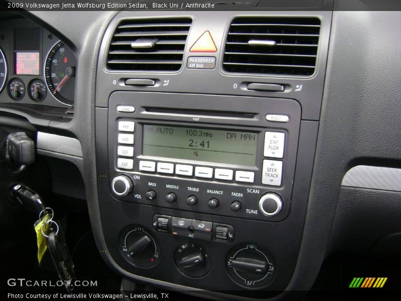 Black Uni / Anthracite 2009 Volkswagen Jetta Wolfsburg Edition Sedan