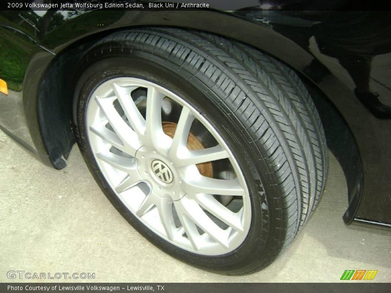 Black Uni / Anthracite 2009 Volkswagen Jetta Wolfsburg Edition Sedan