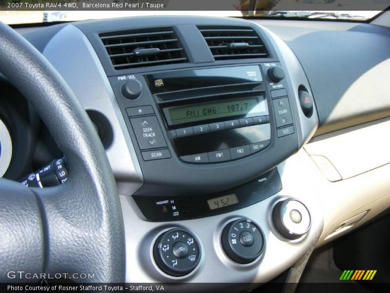 Barcelona Red Pearl / Taupe 2007 Toyota RAV4 4WD